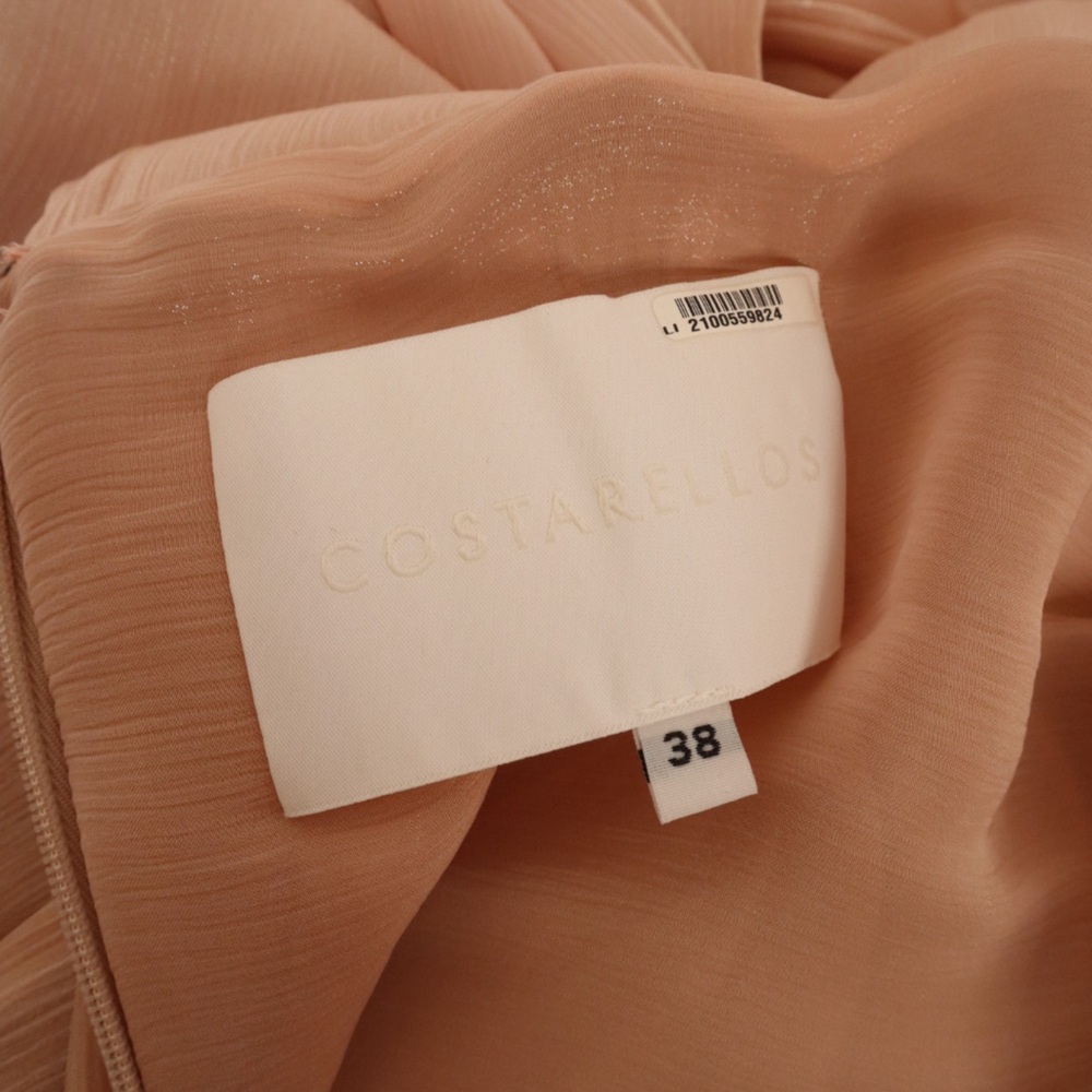 COSTARELLOS Blush Pink Evening Dress Gown - Picture 4 of 5